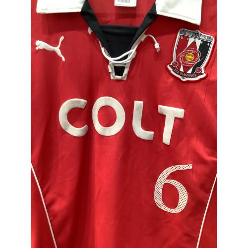浦和レッズ (ウラワレッズ) サッカーユニフォーム メンズ SIZE M レッド 【6】山田暢久・2003シーズン・ホーム PXA03RERT