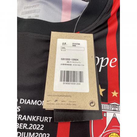 浦和レッズ サッカーユニフォーム メンズ SIZE 2XL レッド×ブラック