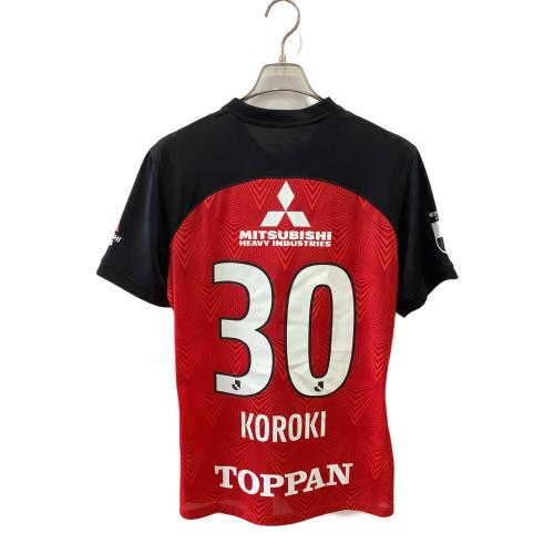 浦和レッズ (ウラワレッズ) サッカーユニフォーム メンズ SIZE XL ブラック×レッド 【30】興梠 慎三 2023シーズン ホーム オーセンティック DO8237-010