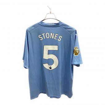 マンチェスターシティ (マンチェスター・シティ) サッカーユニフォーム メンズ SIZE XXL スカイブルー ※プレミアパッチ付 【5】ジョン・ストーンズ・23/24シーズン・ホーム 770438-01