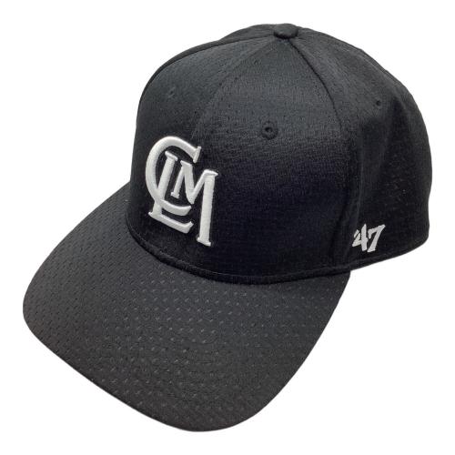 千葉ロッテマリーンズ (チバロッテマリーンズ) 応援グッズ SIZE 59cm ブラック 47BRAND CLMプロコレキャップ
