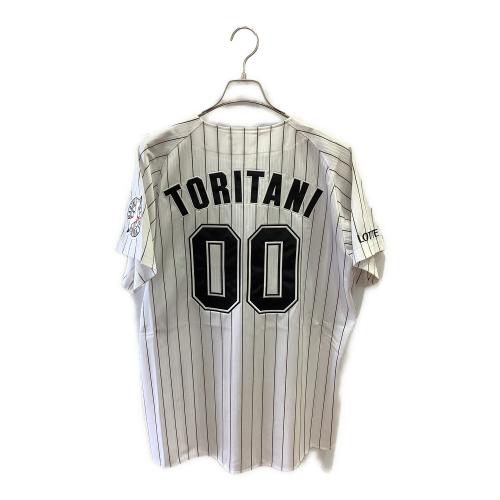 千葉ロッテマリーンズ (チバロッテマリーンズ) 応援グッズ Lサイズ ホワイトXブラック ユニフォーム 【00】鳥谷敬・2020・ホーム レプリカ 12JRMM0001