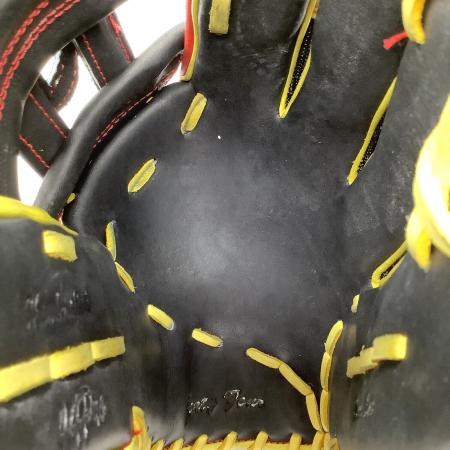 44 (フォーティーフォー) 硬式グローブ 約32cm ブラック×イエロー