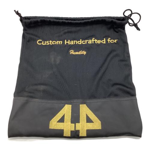 44 (フォーティーフォー) 硬式グローブ 約32cm ブラック×イエロー×レッド USAカスタムオーダー ケース・グラブベルト付 外野用