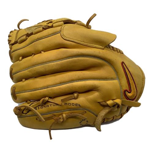 NIKE (ナイキ) 軟式グローブ 30cm イエロー シグネチャー 松坂大輔モデル 投手用