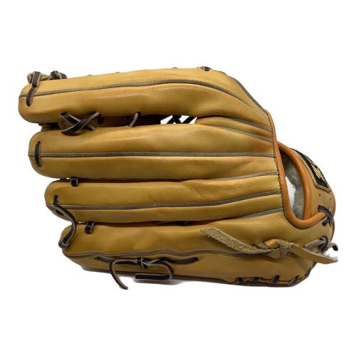 ZETT (ゼット) 硬式グローブ 約32.5cm イエロー BPG-PRO PRO STATUS ORDER 外野用