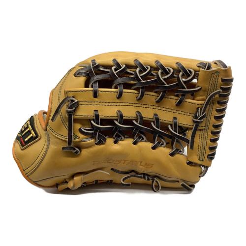 ZETT (ゼット) 硬式グローブ 約32.5cm イエロー BPG-PRO PRO STATUS ORDER 外野用
