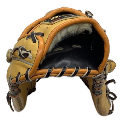 ZETT (ゼット) 硬式グローブ 約32.5cm イエロー BPG-PRO PRO STATUS ORDER 外野用