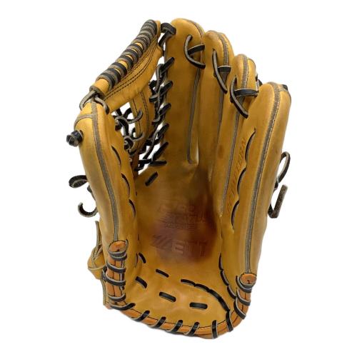 ZETT (ゼット) 硬式グローブ 約32.5cm イエロー BPG-PRO PRO STATUS ORDER 外野用