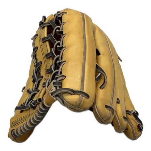 ZETT (ゼット) 硬式グローブ 約32.5cm イエロー BPG-PRO PRO STATUS ORDER 外野用