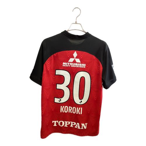 浦和レッズ (ウラワレッズ) 2023シーズン ホーム サッカーユニフォーム DO8346-010 【30】興梠 慎三 メンズ SIZE XL レッド×ブラック