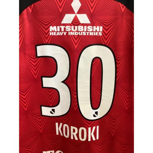 浦和レッズ (ウラワレッズ) 2023シーズン ホーム サッカーユニフォーム DO8346-010 【30】興梠 慎三 メンズ SIZE XL レッド×ブラック