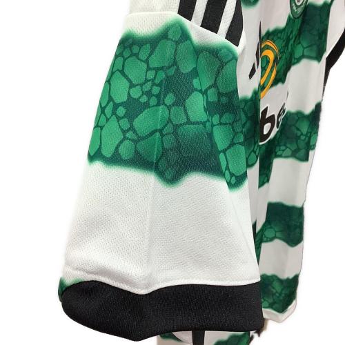セルティック サッカーユニフォーム メンズ SIZE L ホワイト×グリーン タグ付き 2023-2024シーズン ホーム HY3343