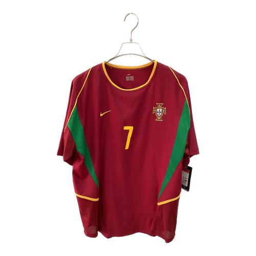 ポルトガル代表 サッカーユニフォーム メンズ SIZE L バーガンディー 【7】ルイス・フィーゴ・2002-04シーズン・ホーム L182231