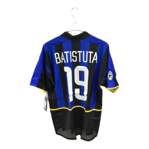 インテル・ミラノ サッカーユニフォーム メンズ SIZE L ブルーxブラック 【19】ガブリエル・バティストゥータ・02－03シーズン・ホーム L184672