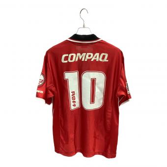 浦和レッズ (ウラワレッズ) サッカーユニフォーム メンズ L～O レッド 【10】アドリアーノ・01-02シーズン・ホーム PXA02RERT