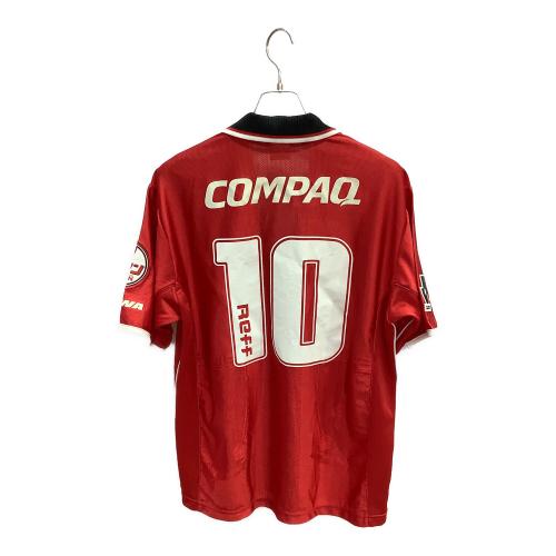 浦和レッズ (ウラワレッズ) サッカーユニフォーム メンズ L～O レッド 【10】アドリアーノ・01-02シーズン・ホーム PXA02RERT