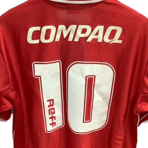 浦和レッズ (ウラワレッズ) サッカーユニフォーム メンズ L～O レッド 【10】アドリアーノ・01-02シーズン・ホーム PXA02RERT