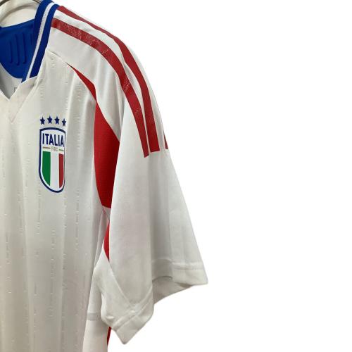 adidas (アディダス) サッカーユニフォーム メンズ SIZE XL ホワイト×ブルー イタリア代表 2024 アウェイ オーセンティックユニフォーム IN0659