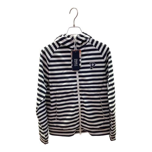 PEARLY GATES (パーリーゲイツ) アウター ゴルフウェア(トップス) 055-5121102 2024モデル レディース SIZE S ホワイト×ネイビー