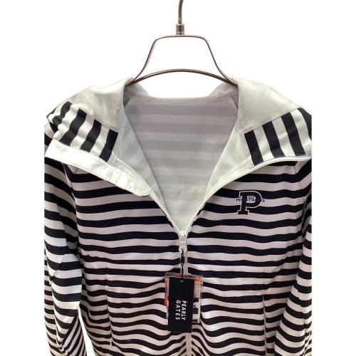 PEARLY GATES (パーリーゲイツ) アウター ゴルフウェア(トップス) 055-5121102 2024モデル レディース SIZE S ホワイト×ネイビー