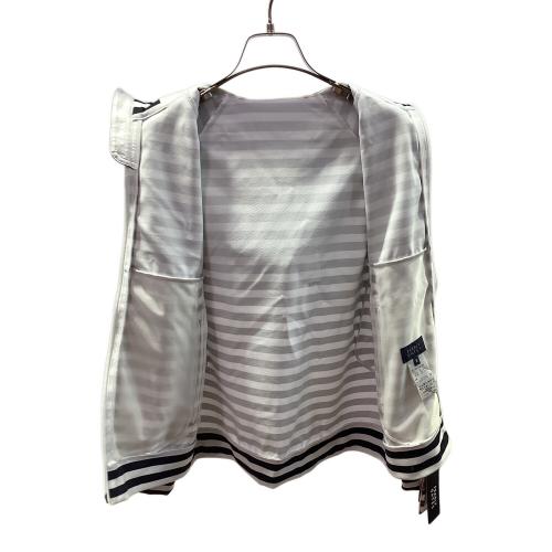 PEARLY GATES (パーリーゲイツ) アウター ゴルフウェア(トップス) 055-5121102 2024モデル レディース SIZE S ホワイト×ネイビー