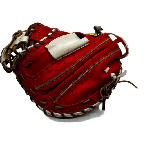 HATAKEYAMA (ハタケヤマ) 軟式グローブ 30cm レッド CLOUD9 キャッチャーミット PRO-272
