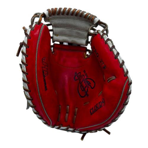 HATAKEYAMA (ハタケヤマ) 軟式グローブ 30cm レッド CLOUD9 キャッチャーミット PRO-272