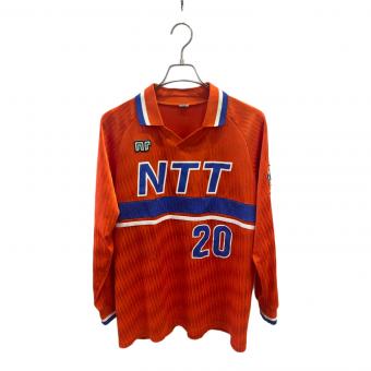 NTT関東サッカー部 サッカーユニフォーム メンズ SIZE L オレンジ ※RB大宮アルディージャ前進チーム JFL1990年代ユニフォーム・長袖 402110