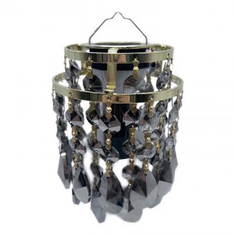 802 PRODUCTS (ハチオウジプロダクツ) ランタンアクセサリー 60'sクリスタルシャンデリアシェード ブラックゴールド