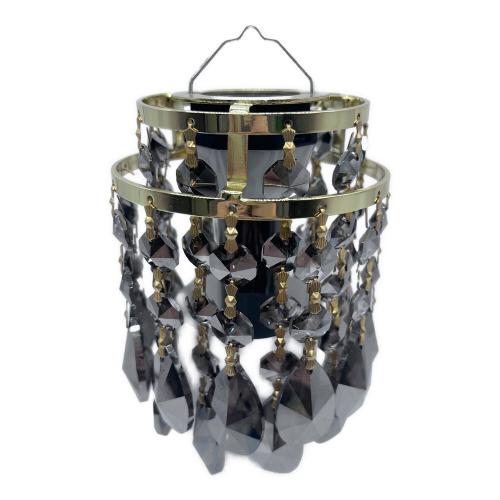 802 PRODUCTS (ハチオウジプロダクツ) ランタンアクセサリー 60'sクリスタルシャンデリアシェード ブラックゴールド