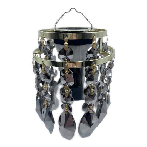 802 PRODUCTS (ハチオウジプロダクツ) ランタンアクセサリー 60'sクリスタルシャンデリアシェード ブラックゴールド