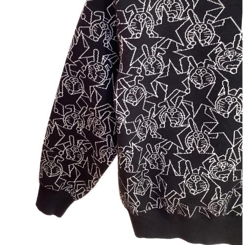 JACK BUNNY (ジャックバニー) セーター ゴルフウェア(トップス) 263-3270048 クルーネック ニットプルオーバー 【ドラえもん】 レディース SIZE S ブラック