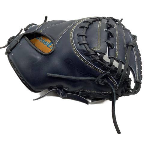 MIZUNO (ミズノ) 軟式グローブ 約32cm ネイビー×イエロー グローバルエリートオーダー キャッチャーミット