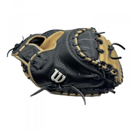 Wilson A2000J 硬式用キャッチャーミット　ウィルソン Wilson (ウィルソン) 硬式グローブ 約32cm ブラック SA34 A2000