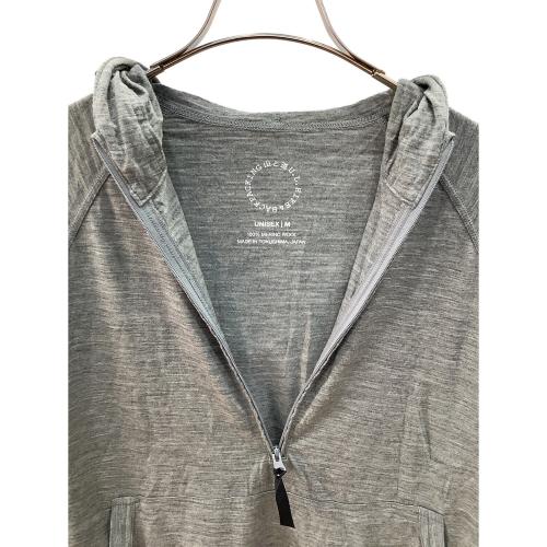 山と道 (ヤマトミチ) トレッキングウェア(ジャケット) メンズ SIZE M グレー 100% Merino Hoody