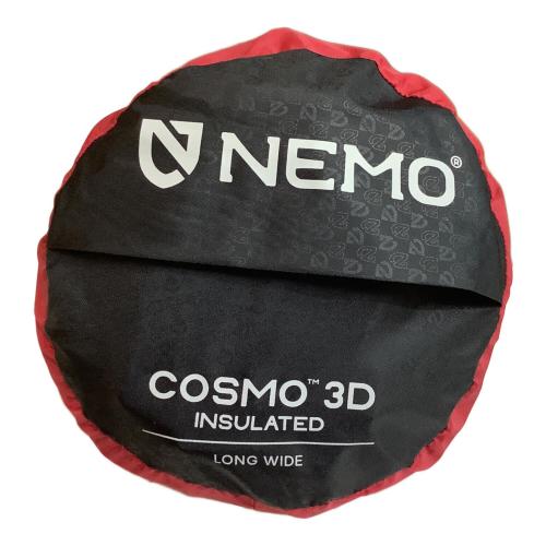 NEMO (ニーモ) インフレータブルマット レッド 登山 COSMO 3D INSULATED LONG WIDE