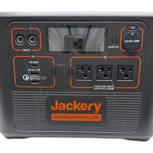 Jackery (ジャックリ) ポータブル電源 PTB152 ポータブルパワー1500 1534Wh 1800W FQ080150030426 リチウムイオン 60Hz専用