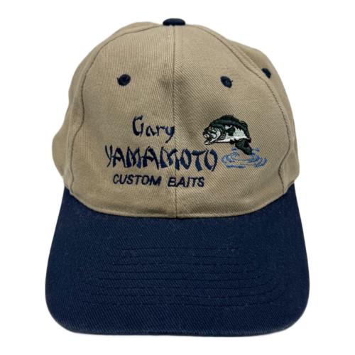 GARY YAMAMOTO (ゲーリーヤマモト) キャップ ベージュ×ネイビー 90's アウトドア