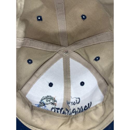 GARY YAMAMOTO (ゲーリーヤマモト) キャップ ベージュ×ネイビー 90's アウトドア