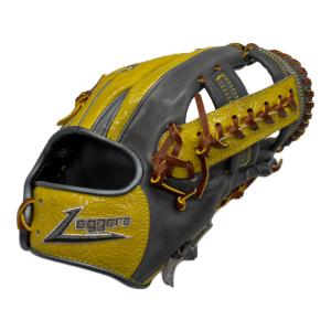 Leggera (レジェーラ) 硬式グローブ 約26.5cm イエロー×グレー 柄あり @ 内野用