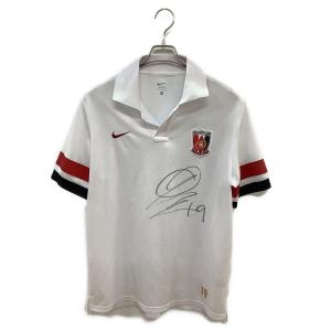 浦和レッズ (ウラワレッズ) プラクティスポロシャツ 応援グッズ ※サイン証明無 XLサイズ ホワイト