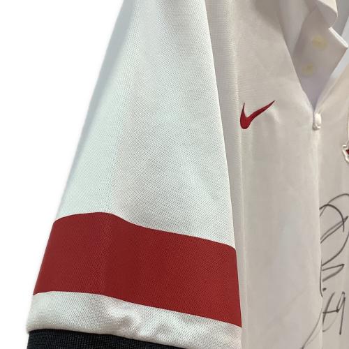 浦和レッズ (ウラワレッズ) プラクティスポロシャツ 応援グッズ ※サイン証明無 XLサイズ ホワイト