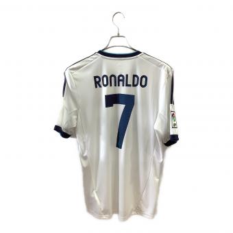 レアル・マドリード サッカーユニフォーム メンズ SIZE O ホワイト 110周年記念ユニフォーム 【7】クリスティアーノ・ロナウド・12-13シーズン・ホーム