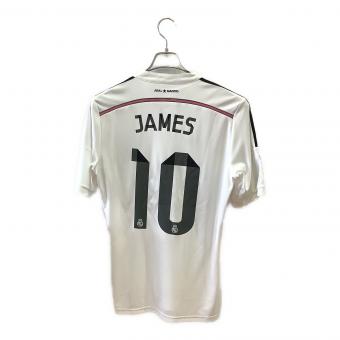 レアル・マドリード サッカーユニフォーム メンズ SIZE L ホワイト 【10】ハメス・ロドリゲス・14-15シーズン・ホーム F50637