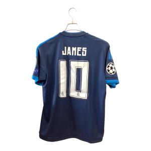 レアル・マドリード サッカーユニフォーム メンズ SIZE O ネイビー CL・優勝パッチ付 【10】ハメス・ロドリゲス・15-16シーズン・サード S12676