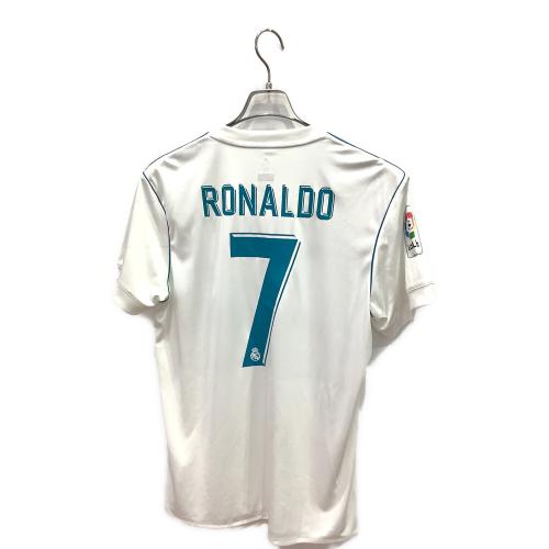 レアル・マドリード サッカーユニフォーム メンズ SIZE O ホワイト FIFAパッチ付 【7】クリスティアーノ・ロナウド・17-18シーズン・ホーム B31109