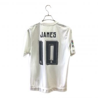 レアル・マドリード サッカーユニフォーム メンズ SIZE O ホワイト 【11】ハメス・ロドリゲス・15-16シーズン・ホーム S12652