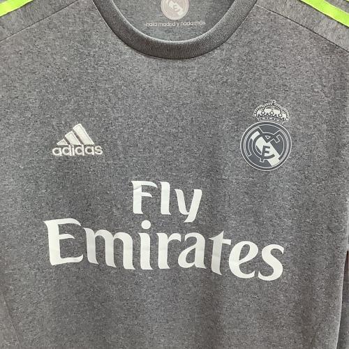 レアル・マドリード サッカーユニフォーム メンズ SIZE O グレーxグリーン 【7】クリスティアーノ・ロナウド・15-16アウェイ AA2219