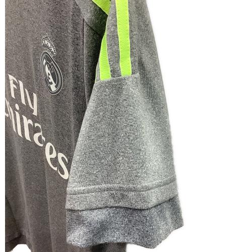 レアル・マドリード サッカーユニフォーム メンズ SIZE O グレーxグリーン 【7】クリスティアーノ・ロナウド・15-16アウェイ AA2219